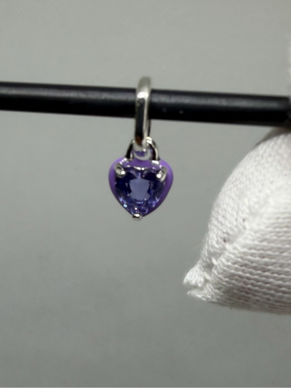 Pandora ME Purple Chakra Heart Mini Dangle - 793042C04